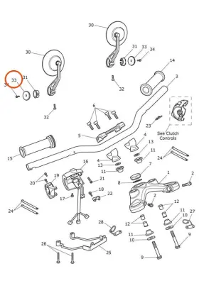T2042476 Triumph Motorcycles - Oem Bar End Finisher Weight T2042476 Triumph Motorcycles - Oem Bar End Finisher Weight
