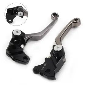 Tsclub Uk 665897336245 Grey Disc Brake Clutch Levers Pivot Fit Yamaha Ttr125l/le/lw 2000-2020 Aluminum