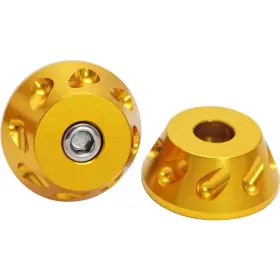Bec-05-gld Turner Performance Products Twist Bar Ends - Gold