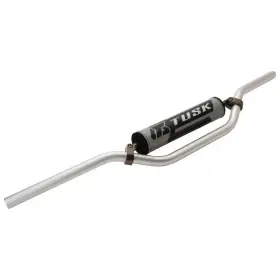 1127790018 Tusk T-10 Aluminum 7/8 Inch Handlebar Cr High Bend Silver Dirt Bike Handlebars - New