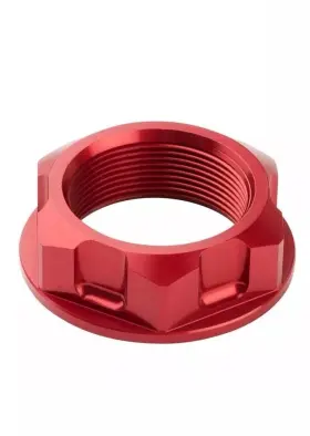 1435080002 Tusk Billet Aluminum Steering Stem Nut Red Honda Suzuki Yamaha 1435080002 Tusk Billet Aluminum Steering Stem Nut Red Honda Suzuki Yamaha