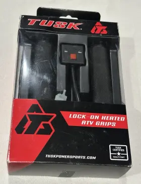 190-255-0001 Tusk Atv Lock-on Heated Grips Universal Fitment 190-255-0001 Tusk Atv Lock-on Heated Grips Universal Fitment