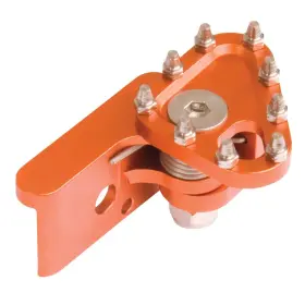 L33-0001or Tusk Aluminum Brake Pedal Replacement Toe Tip Orange For Honda Crf450r Works