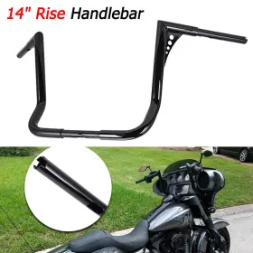 Mallboo10000061p-a Twom For Harley Touring Street Electra Glide Cvo 14 Inch Ape Hanger Bar Handlebar 1 1/4ftft