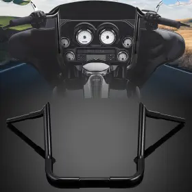 Mallboooo1hloooo2930zb-1f Twom 14 Inch Meathook Bar Ape Hangers Handlebars Black For Bagger Electra&street Glide Mallboooo1hloooo2930zb-1f Twom 14 Inch Meathook Bar Ape Hangers Handlebars Black For Bagger Electra&street Glide