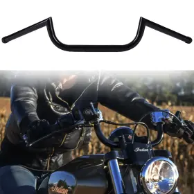Mallhloo81oo6-bk-1 Twom 7/8 Inch 22mm Black Universal Motorcycle Tracker Drag Bar Handlebar For Harley Honda