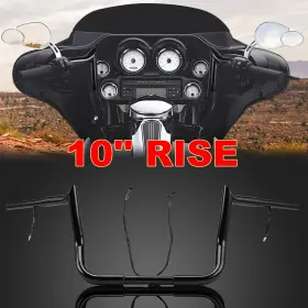 Malllbooooo1hlooo17 Twom 10 Inch Pre-wired Ape Handlebar 1.25ftft For 2014-up Harley Street Electra Glide Ultra Malllbooooo1hlooo17 Twom 10 Inch Pre-wired Ape Handlebar 1.25ftft For 2014-up Harley Street Electra Glide Ultra