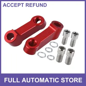 Uauto1 726215673142 Two Motorcycle 10mm 8mm Mirror Handlebar Mount Riser Extender Adapter For Honda