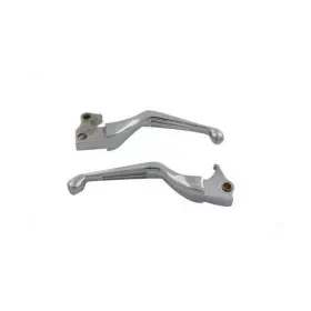 26-0784 V-twin Manufacturing Chrome Slotted Hand Lever Set For Harley Sportster 2007-13 Xl