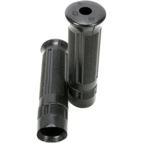 28-0931 V-twin Manufacturing Black Beck Plastic Grip Set - 28-0931 V-twin Manufacturing Black Beck Plastic Grip Set -