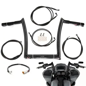 Vmfxbcx058 Veloforce-moto Prewired Road Glide Limited Handlebar With Brake Cables For 07-20 Harley Fltr 12 Inch Vmfxbcx058 Veloforce-moto Prewired Road Glide Limited Handlebar With Brake Cables For 07-20 Harley Fltr 12 Inch