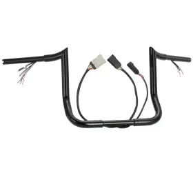 Vmfxbcx134 Veloforce-moto 10 Inch Prewired Handlebar 1.25 Fat Ape Hanger For Electra Street Glide 2008-2013