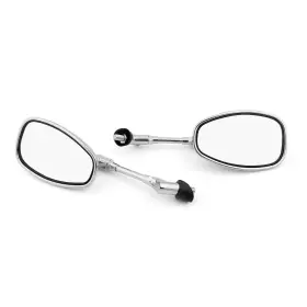 M529-a096-chrome Vipjq 10mm Motocycle Rear View Mirrors For Suzuki Gsf250 Bandit 250/400/600 Sv1000 Ch M529-a096-chrome Vipjq 10mm Motocycle Rear View Mirrors For Suzuki Gsf250 Bandit 250/400/600 Sv1000 Ch