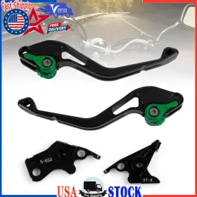 M543-b019-grn Vipjq New Short Clutch Brake Lever Fit For Suzuki Sv650/s Dl650/v-strom 750 Katana Yu