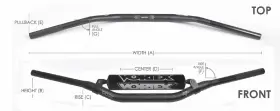 3-0958 Vortex Hb958k V3 Oversized 1 1/8 Inch Handlebars Black Sx Straight Supercross 3-0958 Vortex Hb958k V3 Oversized 1 1/8 Inch Handlebars Black Sx Straight Supercross