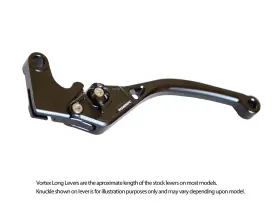 Lvc586 Vortex Kawasaki Er-6n/f 2009-2015 V3 2.0 Clutch Lever Long Black Lvc586 Vortex Kawasaki Er-6n/f 2009-2015 V3 2.0 Clutch Lever Long Black