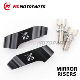 Vvrma01cl427 Vvracing Mirror Riser Extenders Extension Adapters Z750 For 2004-2019 19 18 17 Vvrma01cl427 Vvracing Mirror Riser Extenders Extension Adapters Z750 For 2004-2019 19 18 17
