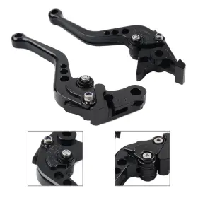 Waterttth 336245196629 2pcs Motorbike Short Brake Clutch Levers For Honda Cbr600 F2 F3 F4 F4i 1991-2007