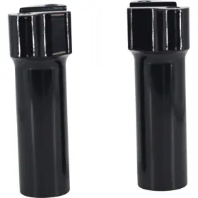 Wo526gb Wild 1 Chubby Billet Risers - Black