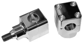 Wo533 Wild 1 Inch Stubby Chubby Springer Riser - Chrome