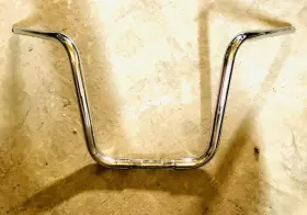 Wo572 Wild 1 1/4 Inch Chubby Handlebar 14 Ape - Chrome