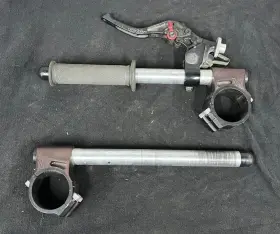 12-0150-78by1 Woodcraft 2002-2025 Yamaha Yzf R1 Clips Ons Handlebars And Crc Clutch Lever 12-0150-78by1 Woodcraft 2002-2025 Yamaha Yzf R1 Clips Ons Handlebars And Crc Clutch Lever