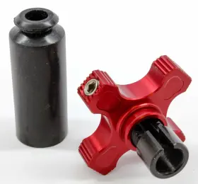 16-846 Works Connection Elite Perch Thumbwheel Assembly - Red