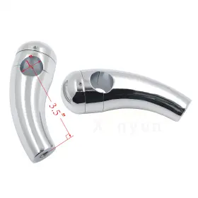 Hzmt030-001-25-cd Xinyun Spare Parts Curved Cylinder 1 Inch Handlebar Riser Chrome For Most Motorcycle Bike 1/2 Coarsex13