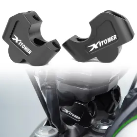 Xitomer Fb019hwhr0373-pp Handle Bar Risers With Offset Fit For Kawasaki Vulcan S 650 Vn650/abs 2015-2025