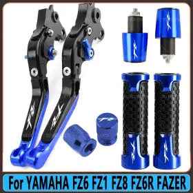 Xurui Parts Fz6 Fz1 Fz8 Fz6r Motorcycle Brake Clutch Lever Handle Grip End Sets Blue For Yamaha Xurui Parts Fz6 Fz1 Fz8 Fz6r Motorcycle Brake Clutch Lever Handle Grip End Sets Blue For Yamaha