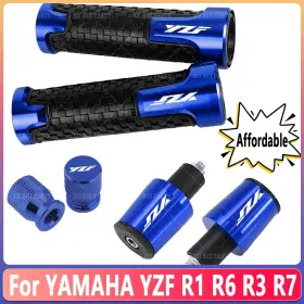Xurui Parts R1 R6 R3 R7 3pcs For Yamaha Yzf Motorcycle Handlebar Hand Grip Handle Bar End