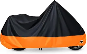 10001 Xyzctem Motorcycle Cover Waterproof Outdoors 87&apos &apos Black&orange