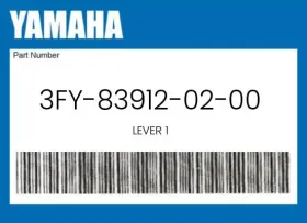 3fy-83912-02-00 Yamaha Genuine Lever 1 -