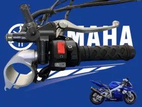 5pw-26122-00-00 Yamaha Yzf R1 Right Handlebar 2002 Oem