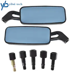 Yi62300t Yibei-tech Black Rearveiw Short Stem Mirrors For Dyna / Iron 883 Yi62300t Yibei-tech Black Rearveiw Short Stem Mirrors For Dyna / Iron 883