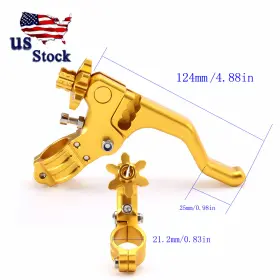 Fx-lhsb-cla-rzm2e-201016-m-27 Ysw-racing For Suzuki Yamaha Honda Cnc Gold Stunt Clutch Lever Cable Performance Easy