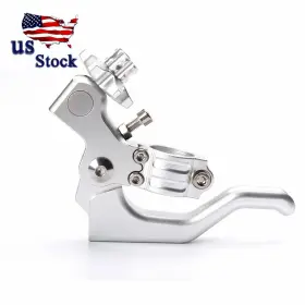 Fx-lhsb-cla-rzm2e-201110-m-31 Ysw-racing Aluminum Performance Stunt Clutch Lever For Yamaha Suzuki Kawasaki Honda Silver