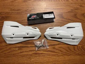 634-5130w Zeta Xc Protector White Hand Shields Pair For Armor Handguards 634-5130w Zeta Xc Protector White Hand Shields Pair For Armor Handguards