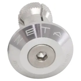 Ze48-7001 Zeta 29mm Bar End Plugs - Silver Ze48-7001 Zeta 29mm Bar End Plugs - Silver