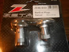 Ze48-8101 Zeta Bar End Plugs Swivel/silver/29mm Ze48-8101 Zeta Bar End Plugs Swivel/silver/29mm