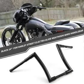 0401048-b-14 Zxmoto 14 Inch Rise Dna Monster Ape Hanger 1-1/2 Fat Handlebar For Harley Road Glide