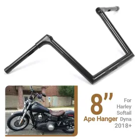 0401c-004b Zxmoto 8 Inch /10 /12 /14 Rise 1.25 Ape Hanger Fat Handlebar Bars For Harley Softail Dyna 0401c-004b Zxmoto 8 Inch /10 /12 /14 Rise 1.25 Ape Hanger Fat Handlebar Bars For Harley Softail Dyna