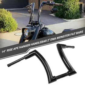 Mk-0401047-b-12 Zxmt Mk-0401047-b-12/14/16 14 Inch Rise 2ftftape Hanger Bar Handlebar Fit For Harley Touring Road King Softail Fl Mk-0401047-b-12 Zxmt Mk-0401047-b-12/14/16 14 Inch Rise 2ftftape Hanger Bar Handlebar Fit For Harley Touring Road King Softail Fl
