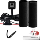 12V Motorcycle Heated Grips Cover, Universal - Black New. Price: $51.99.