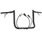 14" Prewired Handlebar 1.25" Fat Ape Hanger For Electra Street Glide 2008-2013 New. Price: $259.99.