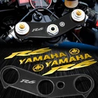 Handle Bar Yoke Cover Carbon Look+chrome Gold 8"LOGO+EMBLEM Sticker 06-16 Yzf R6 New. Price: $38.38.