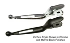 Matte Black Slotted Brake Clutch Lever Set For 17+ Harley Touring 41700422 43077 New. Price: $58.75.