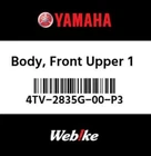 4TV-2835G-00-P3 Yamaha Body, Front Upper 1 4TV2835G00P3, New Genuine Oem Part. Price: $486.19.