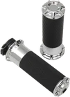 Arlen Ness Beveled Chrome Motorcycle Handlebar Grips With Throttle Sleeve 07-330 New. Price: $129.95.