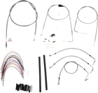 Burly Stainless Cable Brake Line Kit 14" Ape B30-1082 02-06 Harley Fltr Flhr New. Price: $500.03.